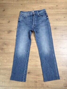 MOTHER High Waisted Double Hikes Skimp Jeans